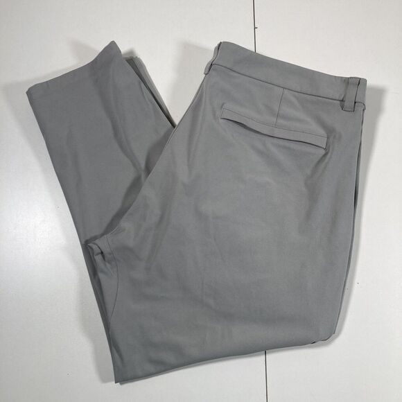Lululemon Men ABC Pants 40x26 Warpstreme Tapered Commission Gray Stretch - Picture 1 of 7
